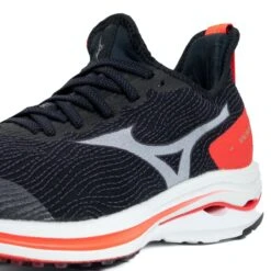 MIZUNO WAVE RIDER NEO W NOIRE ET ROUGE Chaussures De Running