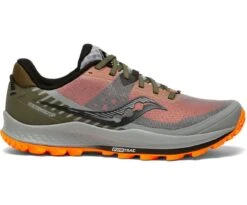 SAUCONY PEREGRINE 11 OLIVE Chaussures De Trail Saucony