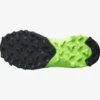 SALOMON MADCROSS NOIRE ET VERTE GECKO Chaussures Trail Salomon