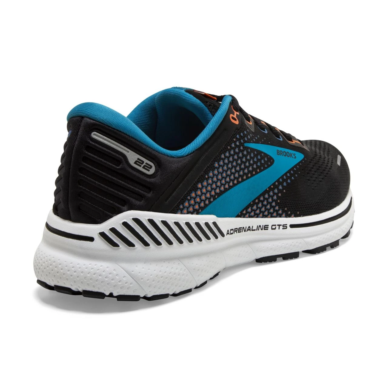 BROOKS ADRENALINE GTS 22 NOIRE ET BLEUE Chaussures De Running Brooks 1 BROOKS ADRENALINE GTS 22 NOIRE ET BLEUE Chaussures De Running Brooks