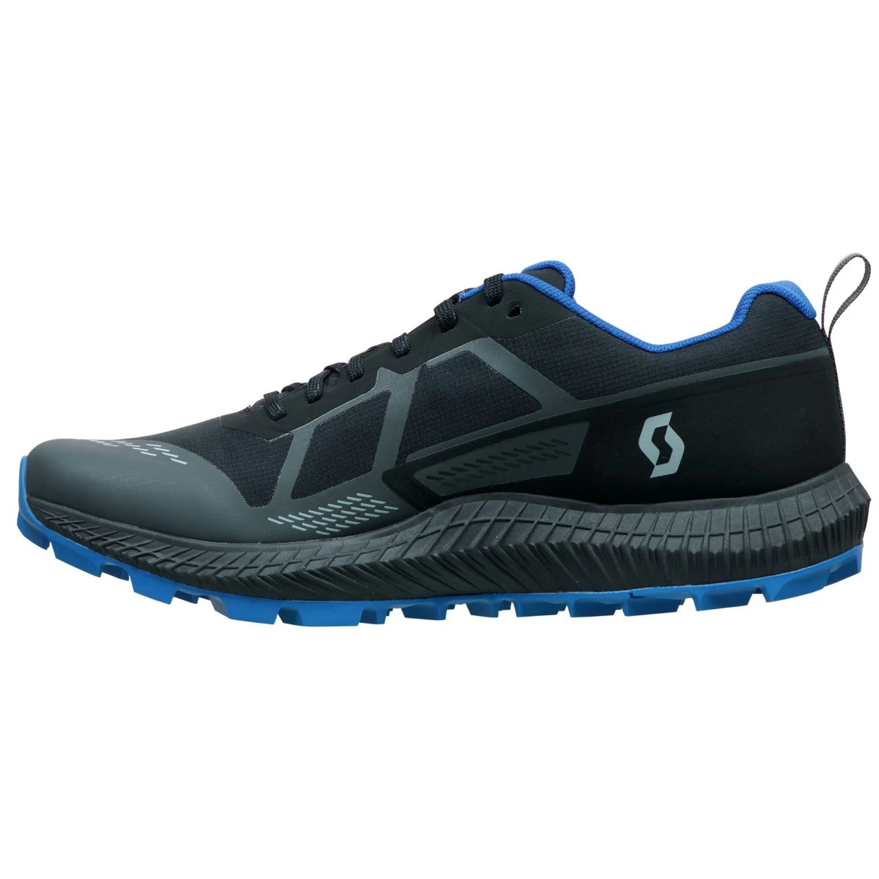 SCOTT SUPERTRAC 3 BLACK ET STORM BLUE Chaussures De Trail 1 SCOTT SUPERTRAC 3 BLACK ET STORM BLUE Chaussures De Trail