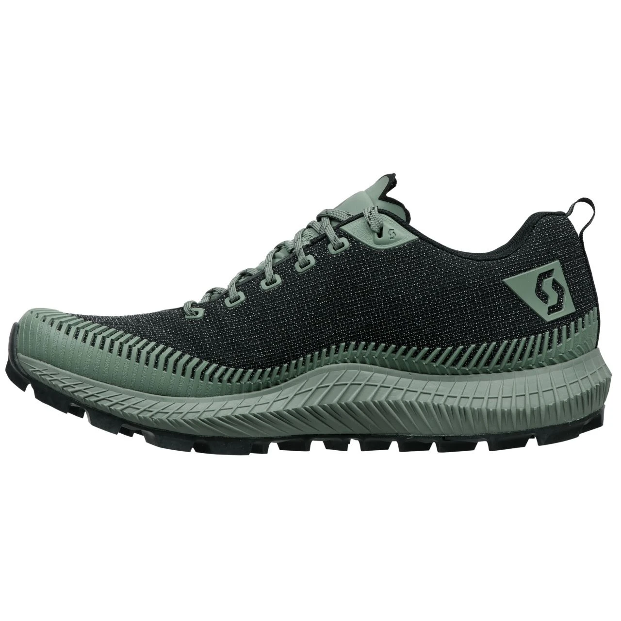SCOTT SUPERTRAC ULTRA RC NOIRE ET FROST GREEN Chaussures De Trail