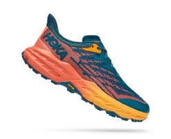 HOKA SPEEDGOAT 5 BLUE CORAL ET CAMELLIA Chaussures De Trail