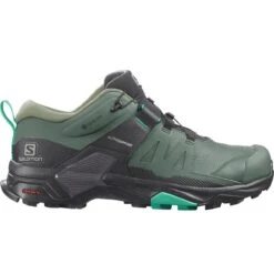 SALOMON X ULTRA 4 GTX MOCHA DUCK GREEN Chaussures De Randonnée étanche