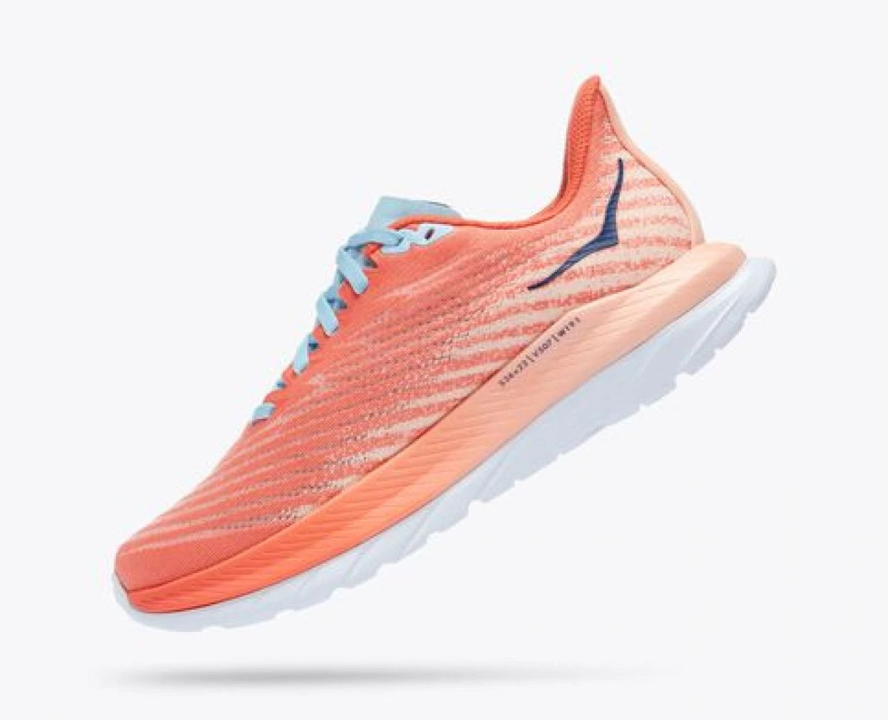 HOKA MACH 5 CAMELLIA ET PEACH PARFAIT Chaussure Running Hoka Femme 1 HOKA MACH 5 CAMELLIA ET PEACH PARFAIT Chaussure Running Hoka Femme