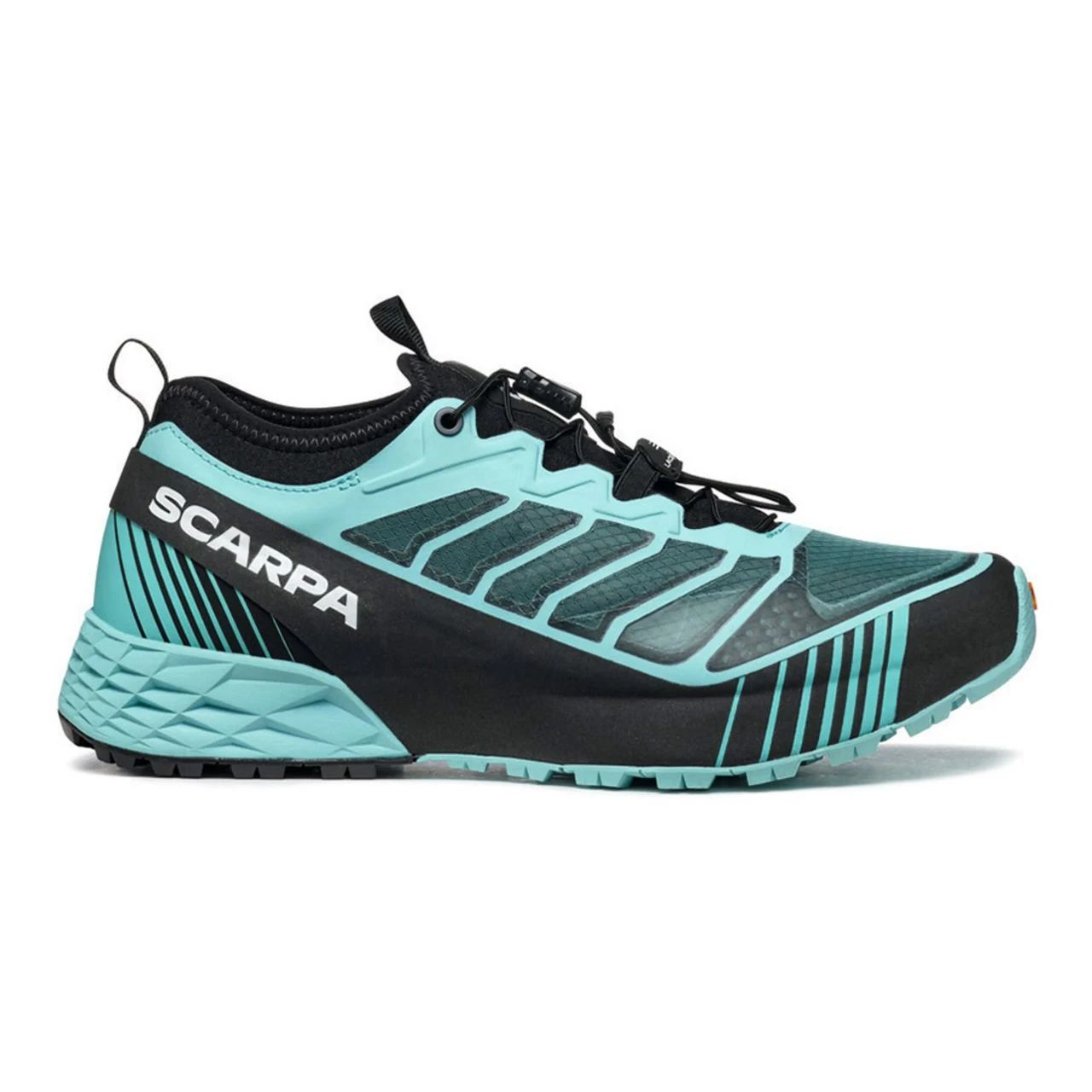 SCARPA RIBELLE RUN BLACK ET AQUA Chaussures De Trail 1 SCARPA RIBELLE RUN BLACK ET AQUA Chaussures De Trail
