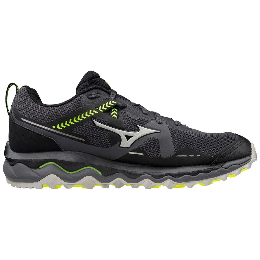 MIZUNO WAVE MUJIN 7 MAGNET ET JAUNE Chaussures De Trail – Image 2