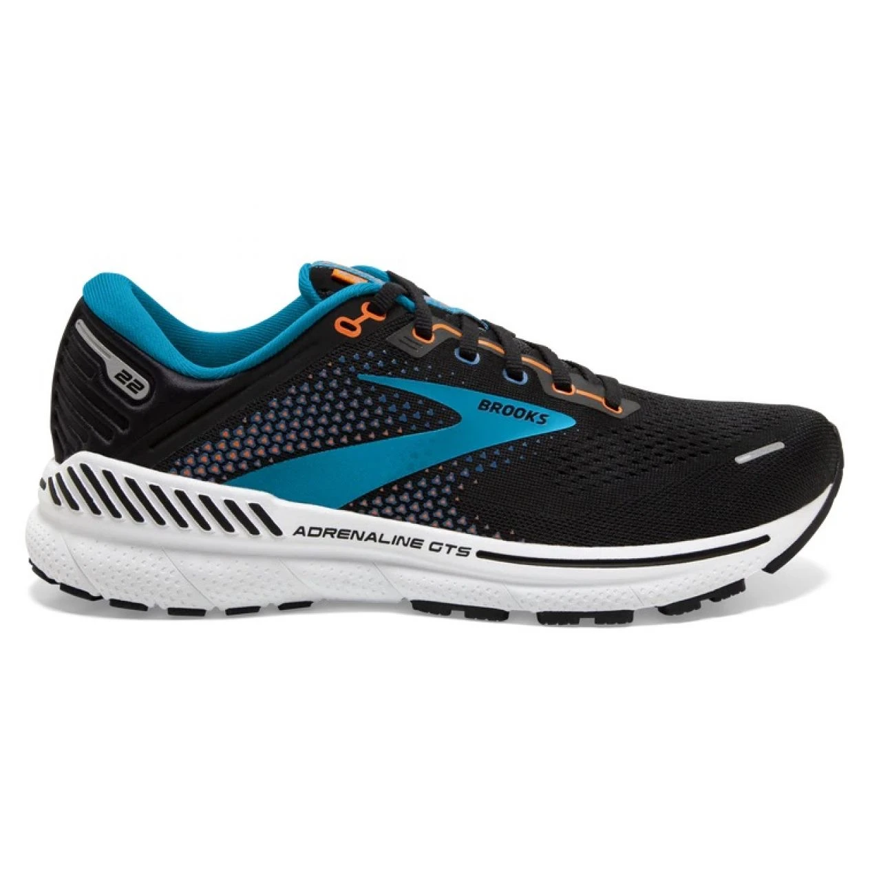 BROOKS ADRENALINE GTS 22 NOIRE ET BLEUE Chaussures De Running Brooks 2 BROOKS ADRENALINE GTS 22 NOIRE ET BLEUE Chaussures De Running Brooks – Image 2
