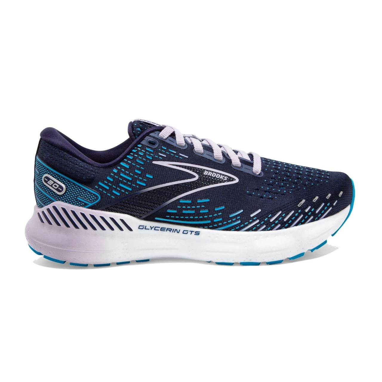 BROOKS GLYCERIN GTS 20 PEACOT OCEAN Chaussures De Running 2 BROOKS GLYCERIN GTS 20 PEACOT OCEAN Chaussures De Running – Image 2
