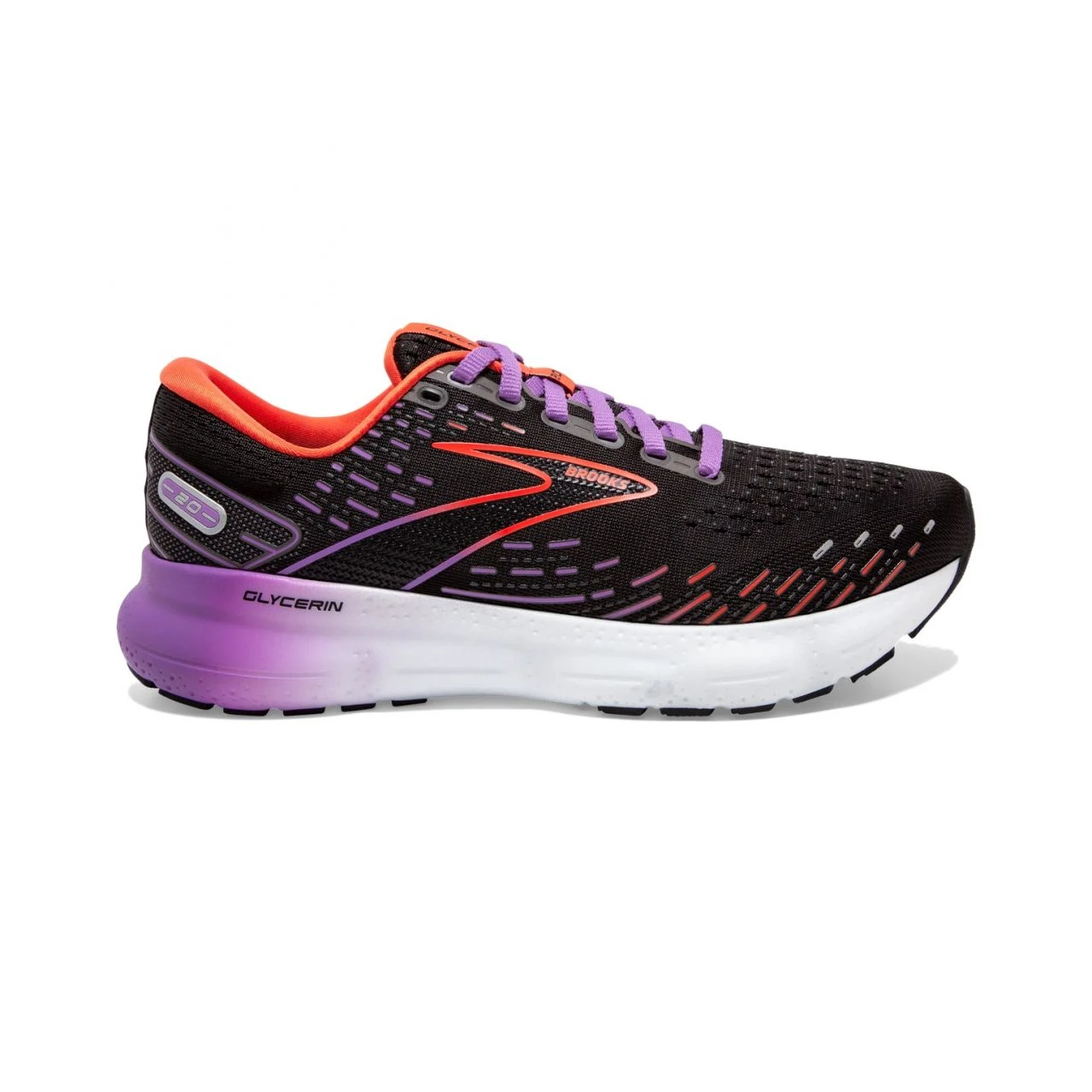 BROOKS GLYCERIN 20 BLACK ET BELLFLOWER Chaussures De Running – Image 2