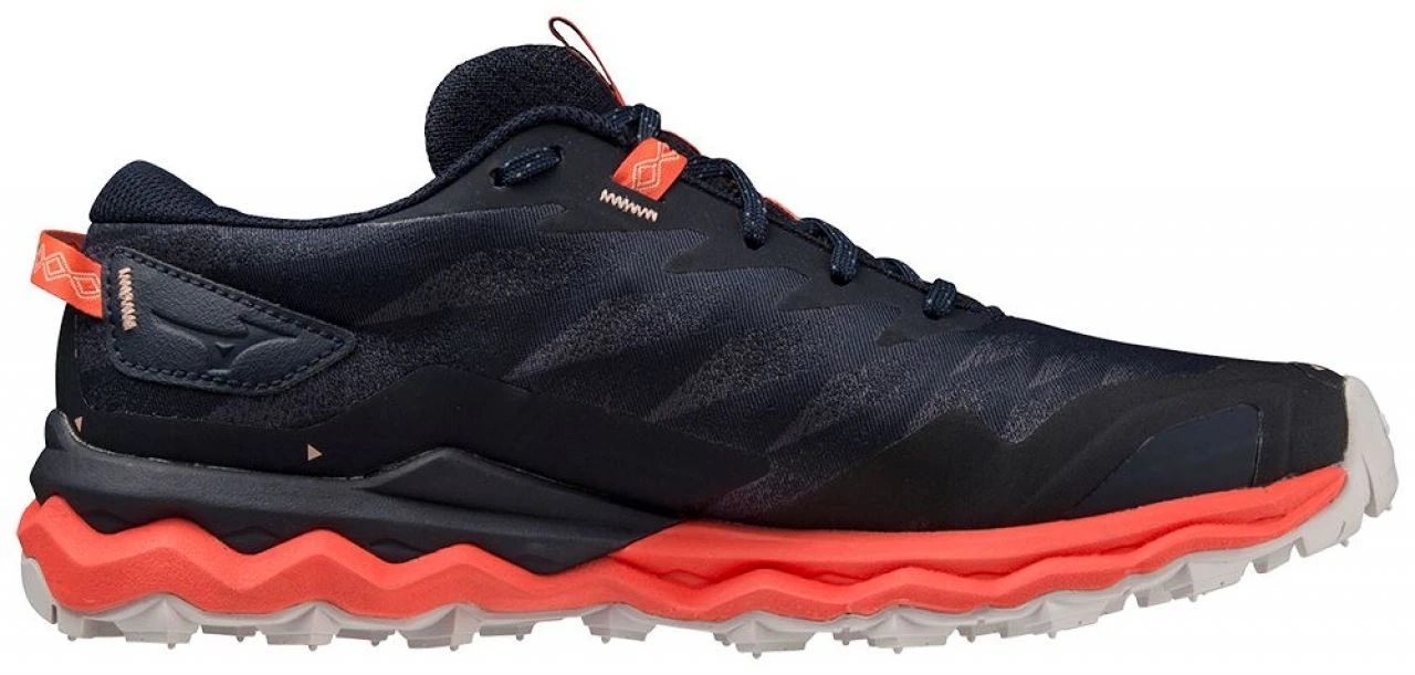 MIZUNO WAVE DAICHI 7 NIGHT SKY ET RED Chaussures De Trail – Image 2