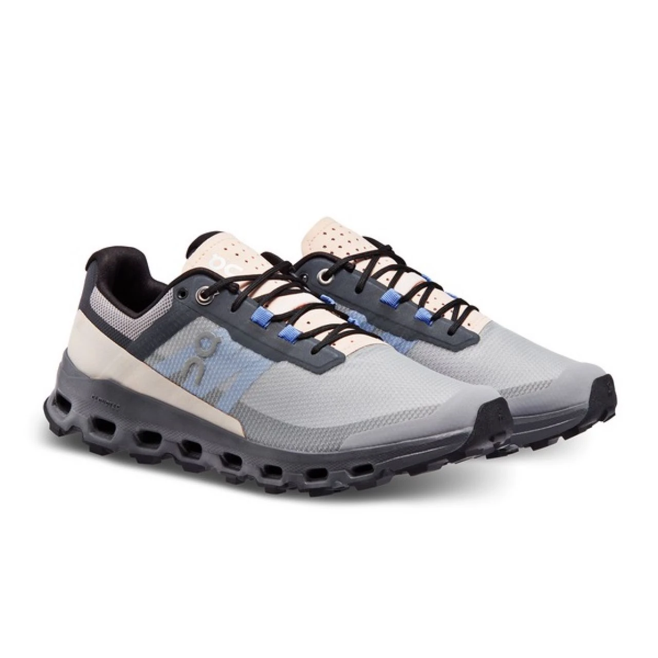 ON RUNNING CLOUDVISTA WOMEN ALLOY ET BLACK Chaussures De Trail – Image 2