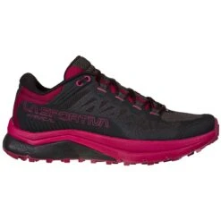 LA SPORTIVA KARACAL NEON BLACK ET RED PLUM Chaussure De Trail -Detente Chaussures Boutique 4 24152 16 LA SPORTIVA KARACAL NEON BLACK ET RED PLUM Chaussure de trail