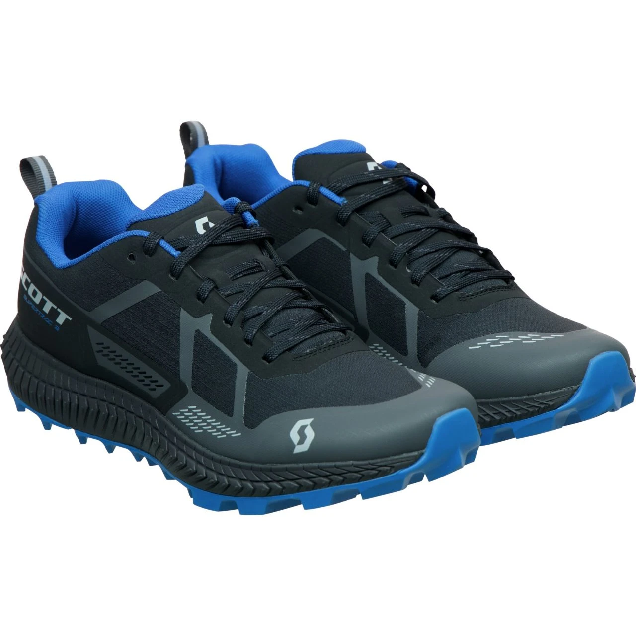 SCOTT SUPERTRAC 3 BLACK ET STORM BLUE Chaussures De Trail 3 SCOTT SUPERTRAC 3 BLACK ET STORM BLUE Chaussures De Trail – Image 3