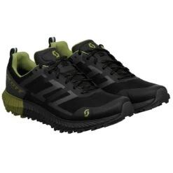 SCOTT KINABALU 2 GTX BLACK ET MUD GREEN Chaussures De Trail -Detente Chaussures Boutique 4 25304 17 SCOTT KINABALU 2 GTX BLACK ET MUD GREEN Chaussures de Trail