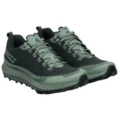 SCOTT SUPERTRAC ULTRA RC NOIRE ET FROST GREEN Chaussures De Trail -Detente Chaussures Boutique 4 25418 6 SCOTT SUPERTRAC ULTRA RC NOIRE ET FROST GREEN Chaussures de Trail