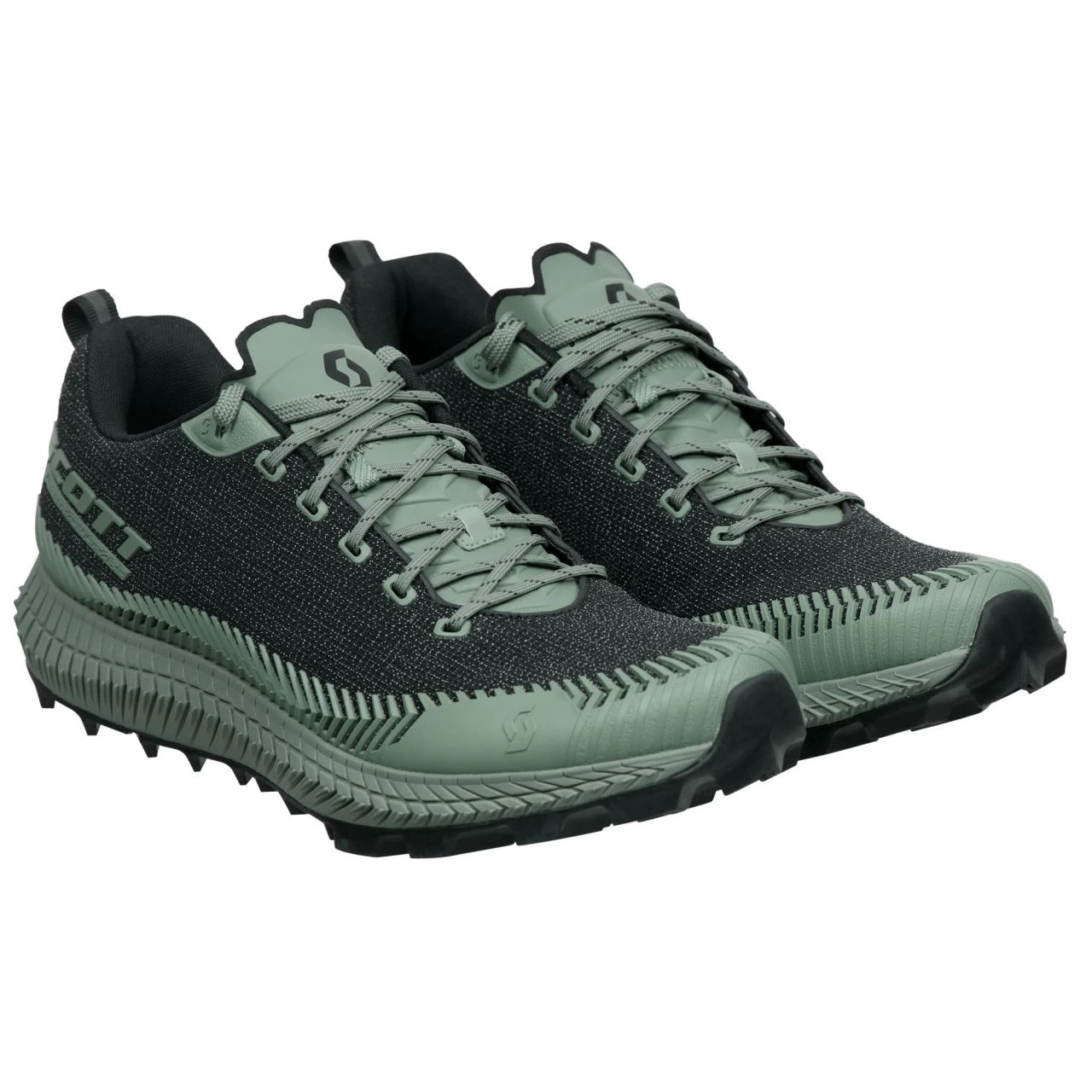 SCOTT SUPERTRAC ULTRA RC NOIRE ET FROST GREEN Chaussures De Trail – Image 3