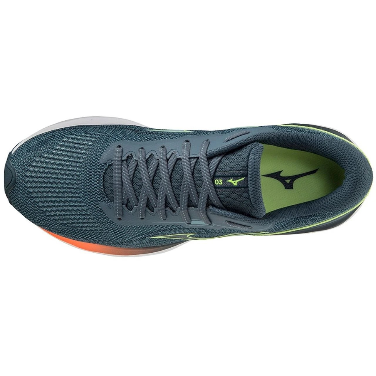 MIZUNO WAVE SKYRISE 3 SMOKE BLUE Chaussures De Running – Image 3