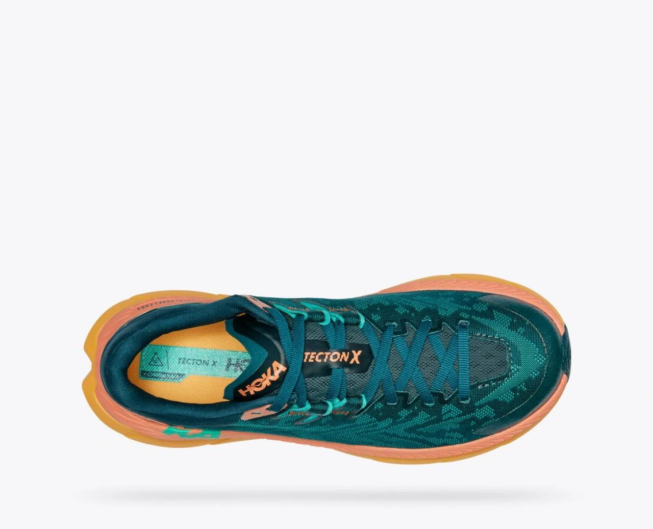 HOKA TECTON X DEEP TEAL WATER GARDEN Chaussures De Trail – Image 3