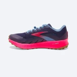 BROOKS CATAMOUNT DEEP COBALT ET ROSE Chaussures De Trail -Detente Chaussures Boutique 4 26261 43 BROOKS CATAMOUNT DEEP COBALT ET ROSE Chaussures de trail