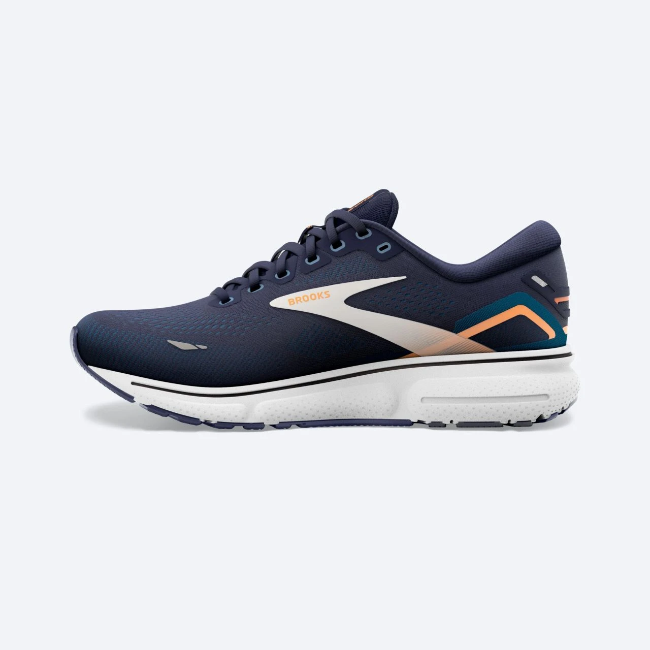 BROOKS GHOST 15 PEACOT ET BLUE Chaussures De Running – Image 3