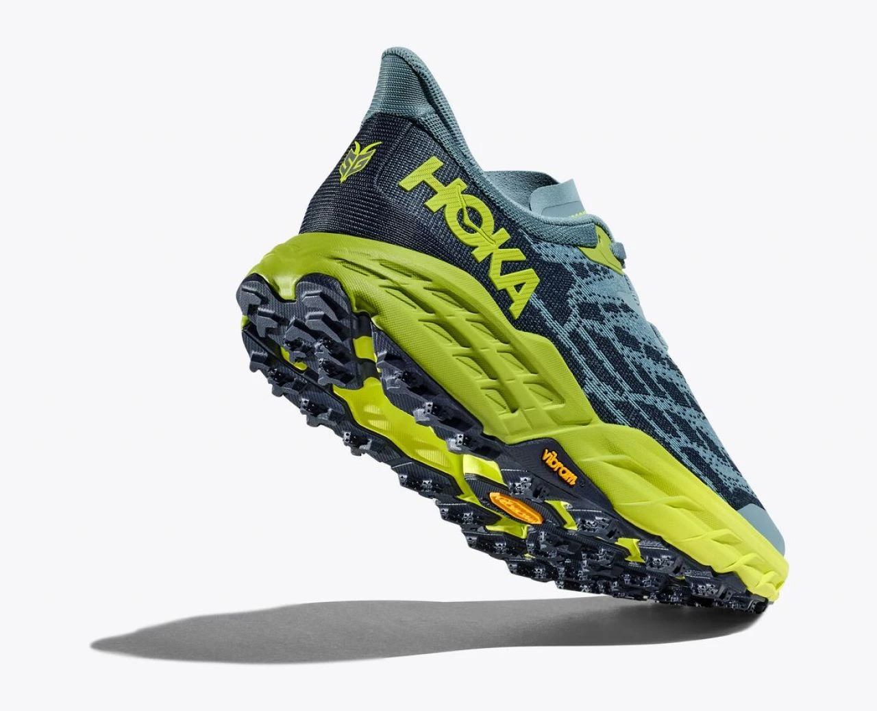 HOKA SPEEDGOAT 5 WIDE STONE BLUE Chaussures De Trail Pieds Larges – Image 3