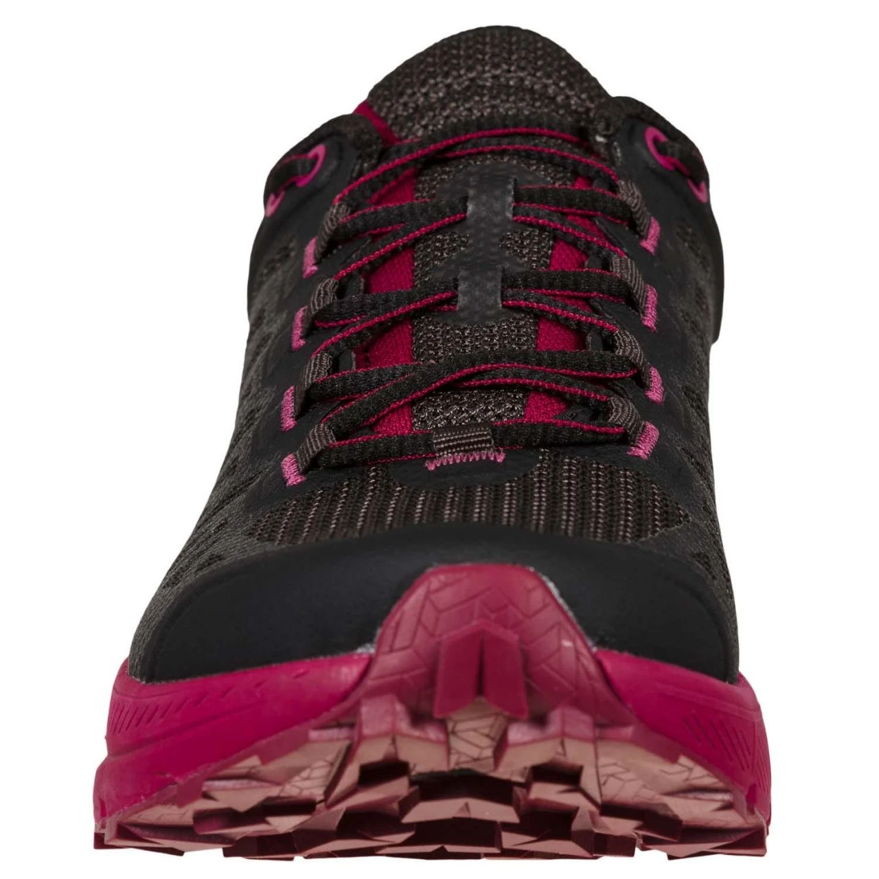 LA SPORTIVA KARACAL NEON BLACK ET RED PLUM Chaussure De Trail – Image 4