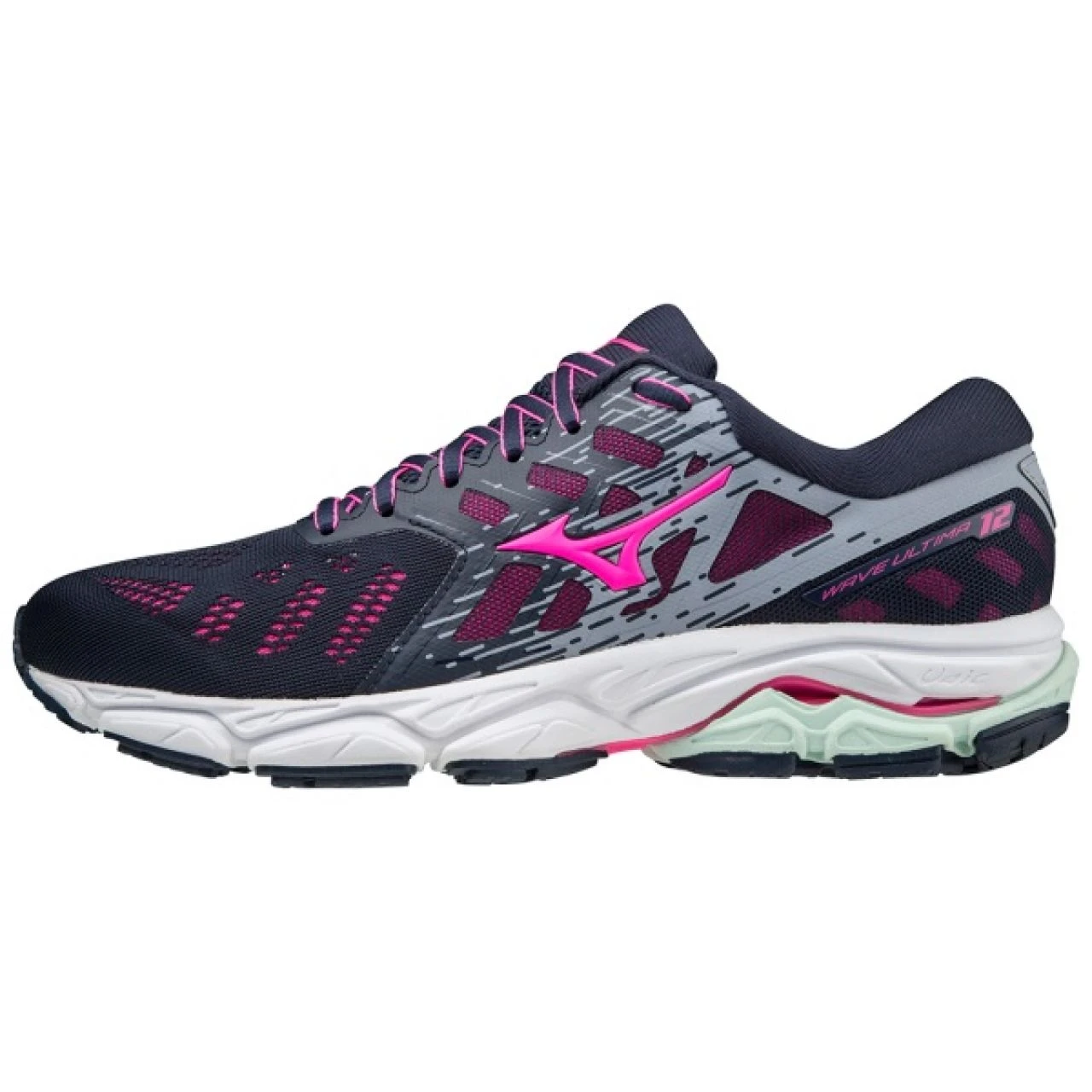 MIZUNO WAVE ULTIMA 12 MOOD INDIGO ET ROSE GOLD Chaussures De Running – Image 4