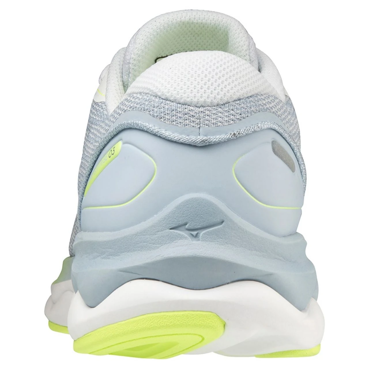 MIZUNO WAVE SKYRISE 3 BLANCHE ET NEO LIME Chaussures De Running – Image 4