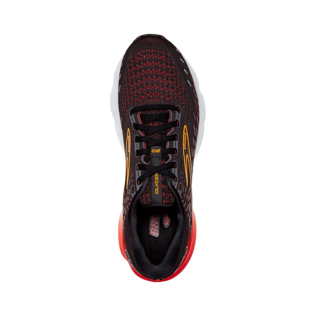 BROOKS GLYCERIN 20 NOIRE ET ROUGE Chaussures De Running 4 BROOKS GLYCERIN 20 NOIRE ET ROUGE Chaussures De Running â Image 4