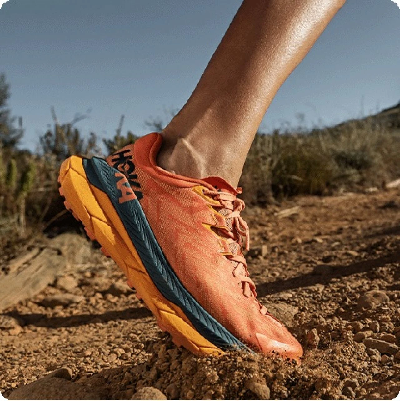 HOKA TECTON X ORANGE Chaussures De Trail 5 HOKA TECTON X ORANGE Chaussures De Trail – Image 5