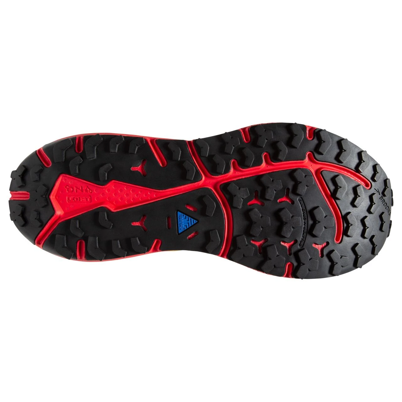 BROOKS DIVIDE 3 NOIRE ET ROUGE Chaussures De Trail 5 BROOKS DIVIDE 3 NOIRE ET ROUGE Chaussures De Trail – Image 5