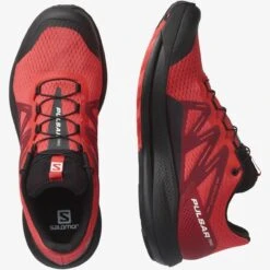 SALOMON PULSAR TRAIL POPPY RED Chaussures De Trail -Detente Chaussures Boutique 6 26189 91 SALOMON PULSAR TRAIL POPPY RED Chaussures de trail