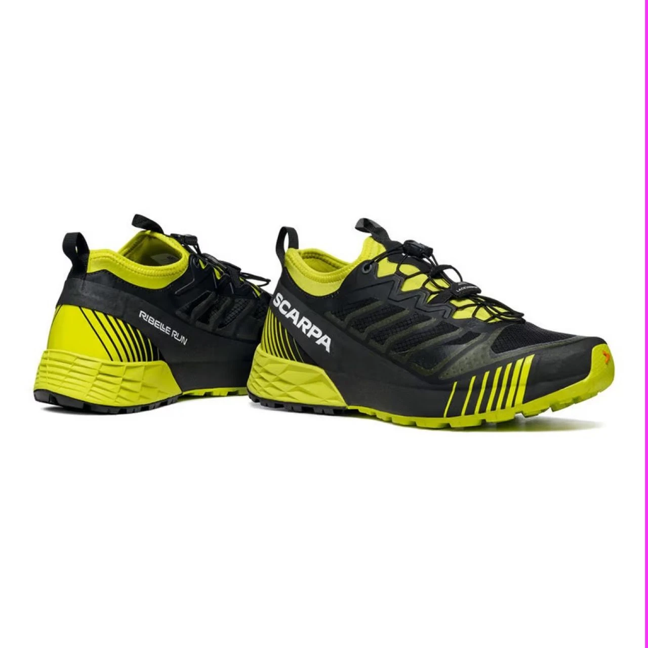 SCARPA RIBELLE RUN BLACK ET LIME Chaussures De Trail – Image 5